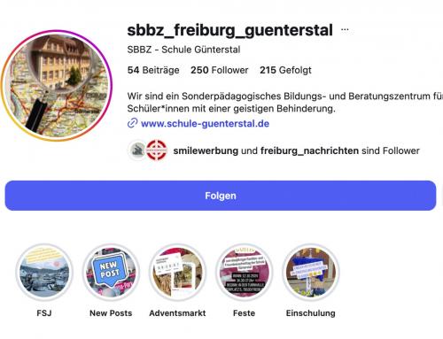 Folge uns auf Instagram